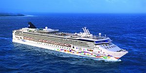 Norwegian Star at sea Pacific Coast